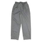 LEVI'S Womens Cotton Blend Grey Regular Straight Trousers W24 L25 Casual Smart