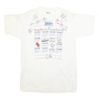 ALL SPORT Mens White Southern Translation Graphic T-Shirt L Short Sleeve Crew