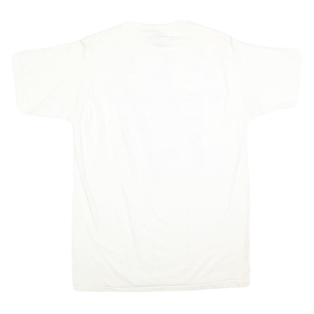 ALL SPORT Mens White Southern Translation Graphic T-Shirt L Short Sleeve Crew