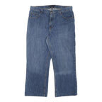 TOMMY HILFIGER Mens Regular Blue Denim Jeans W36 L28 Classic Cotton Blend Zip