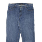 TOMMY HILFIGER Mens Regular Blue Denim Jeans W36 L28 Classic Cotton Blend Zip