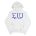 CHAMPION REVERSE WEAVE Mens White Hoodie S EIU Est 1895 Pullover Cotton