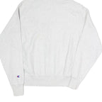 CHAMPION REVERSE WEAVE Mens White Hoodie S EIU Est 1895 Pullover Cotton