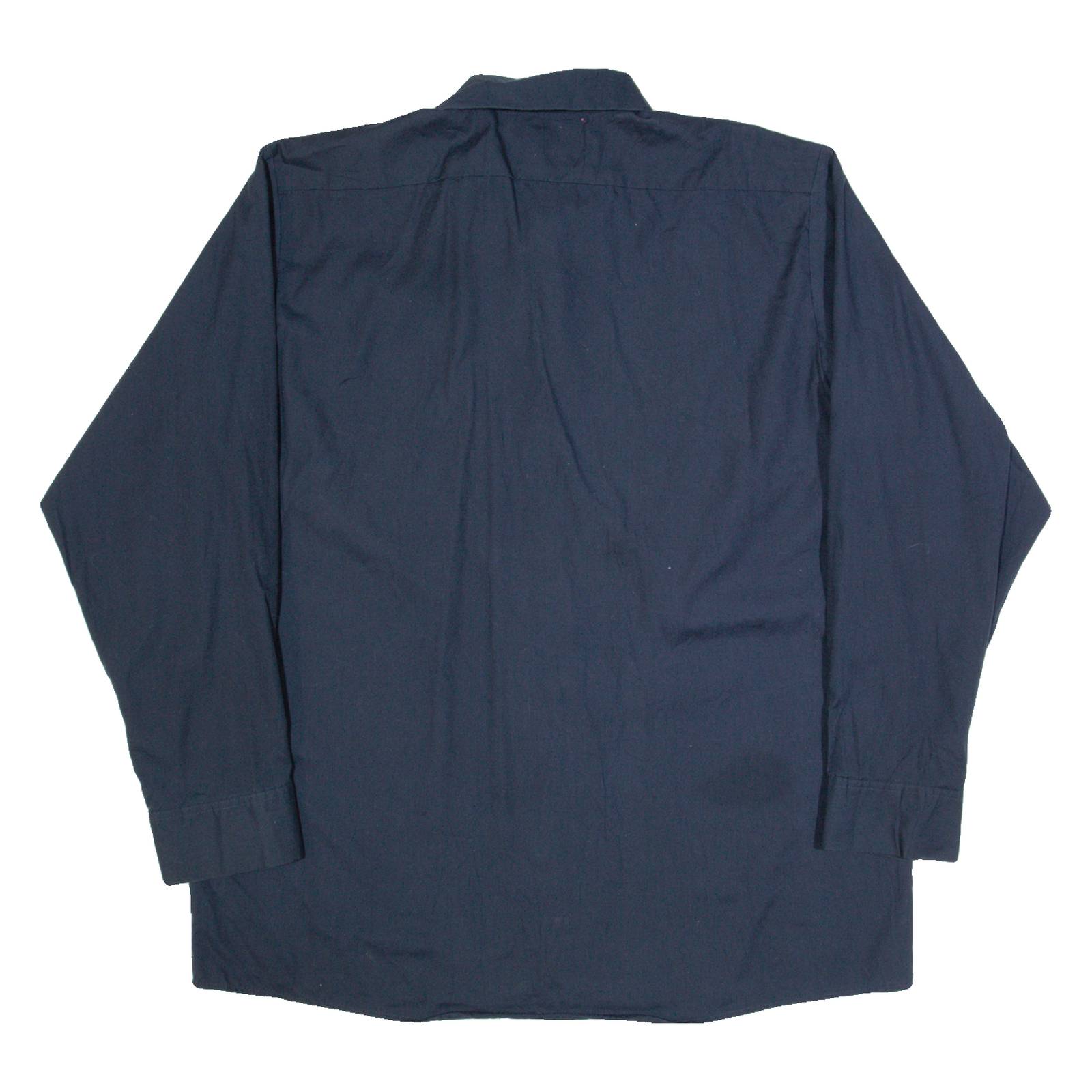 DICKIES Mens Worker Shirt Blue Long Sleeve L