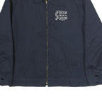 DICKIES Mens Blue Westcliff Medical Laboratories Cotton Jacket 2XL Zip Workwear