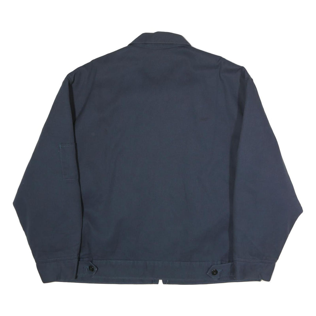 DICKIES Mens Blue Westcliff Medical Laboratories Cotton Jacket 2XL Zip Workwear