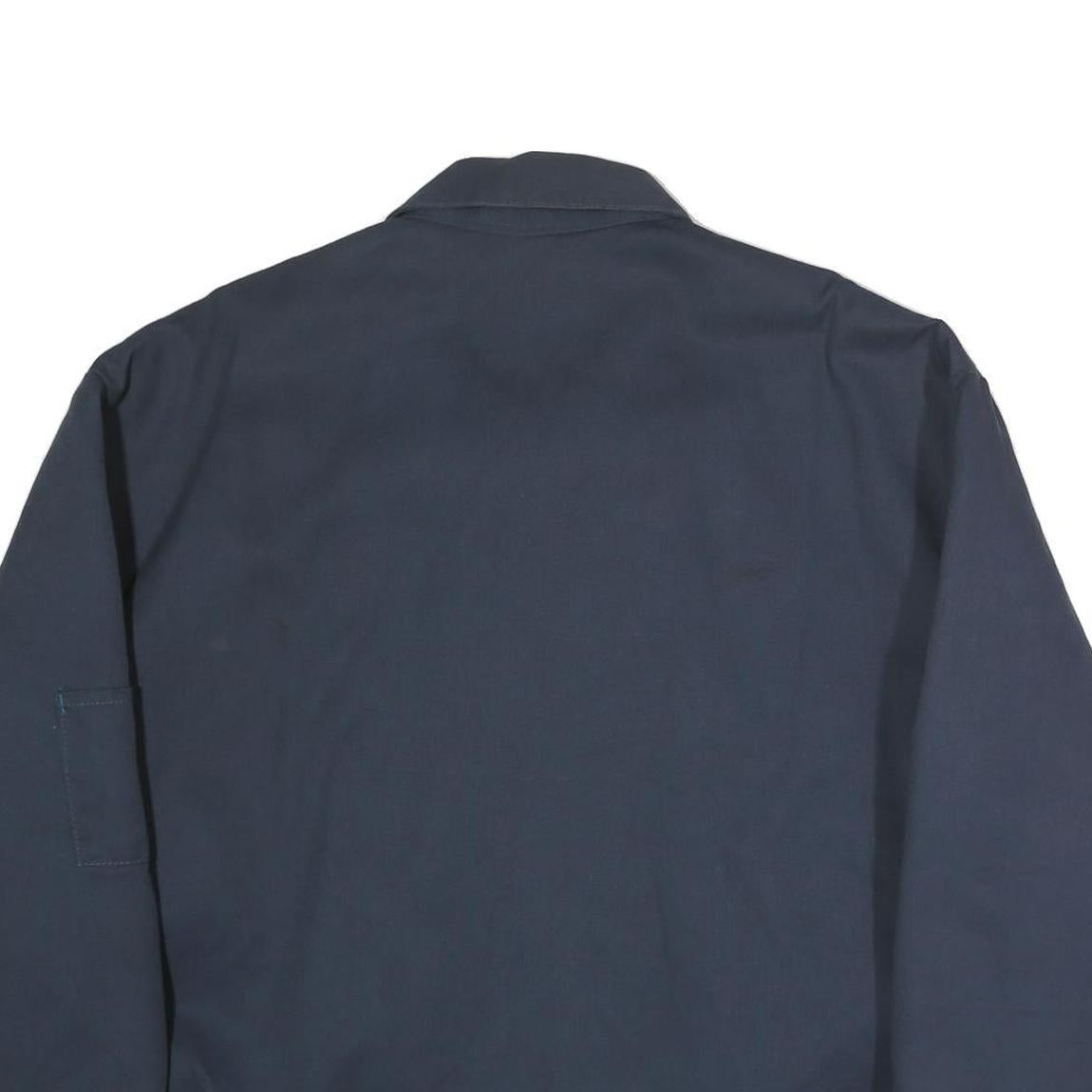 DICKIES Mens Blue Westcliff Medical Laboratories Cotton Jacket 2XL Zip Workwear