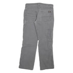 DICKIES Mens Grey Regular Fit Straight Cotton Blend Jeans W30 L30 Workwear