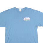PORT & COMPANY Mens Blue Softball Champions Graphic T-Shirt XL Short Sleeve Crew