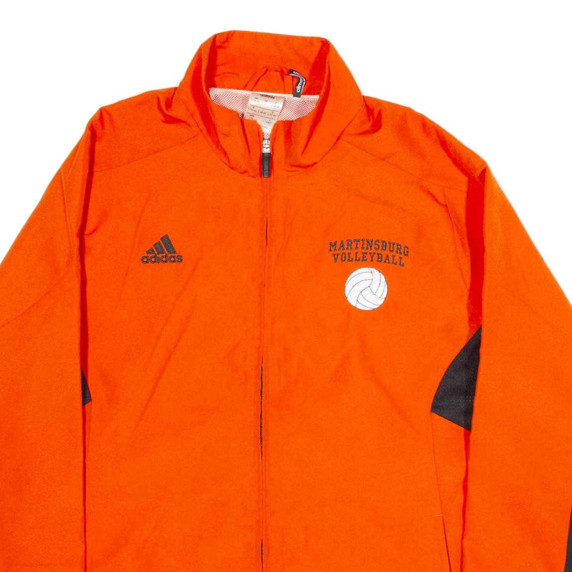 ADIDAS Mesh Lined Martinsburg Volleyball Mens Jacket Orange L