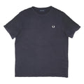 FRED PERRY Mens Black Modern T-Shirt XL Short Sleeve Crew Neck Cotton Blend