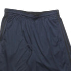 ADIDAS Mens Navy Blue Sports Shorts M W30 Polyester Blend Athletic Gymwear
