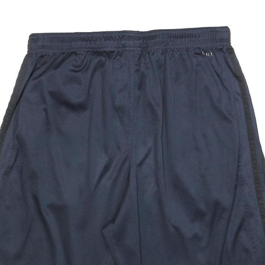 ADIDAS Mens Navy Blue Sports Shorts M W30 Polyester Blend Athletic Gymwear