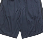 ADIDAS Mens Navy Blue Sports Shorts M W30 Polyester Blend Athletic Gymwear