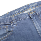 CARHARTT Mens Relaxed Fit Blue Denim Jeans W38 L30 Zip Cotton Blend