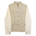 MARC CAIN Womens Coach Jacket Green Linen M