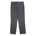 BUTLER & WEBB Mens Wool Blend Grey Regular Fit Straight Leg Trousers W32 L31