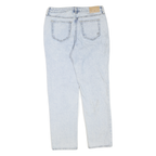 SEVEN Womens Regular Fit Straight Leg Denim Light Wash W28 L29 Classic Zip Jeans