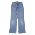 LEVI'S Womens Jeans Blue Regular Flared Denim Medium W24 L27 Classic Fit Zip