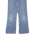 LEVI'S Womens Jeans Blue Regular Flared Denim Medium W24 L27 Classic Fit Zip