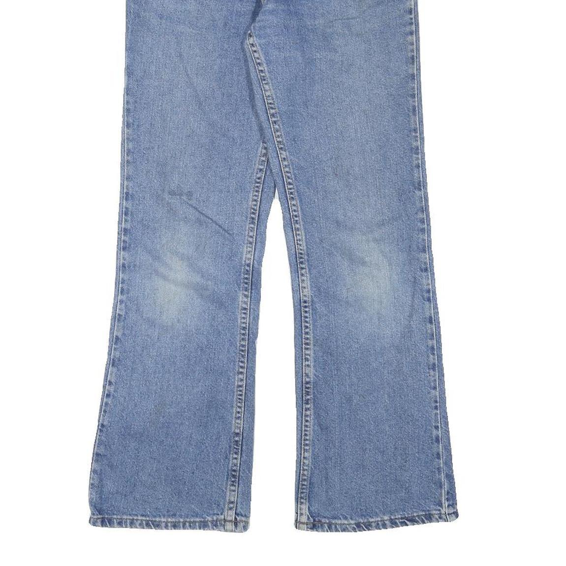 LEVI'S Womens Jeans Blue Regular Flared Denim Medium W24 L27 Classic Fit Zip