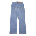 LEVI'S Womens Jeans Blue Regular Flared Denim Medium W24 L27 Classic Fit Zip
