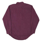 LEVI'S Mens Maroon Cotton Blend Shirt M Button-Up Pockets Casual Relaxed Fit