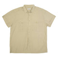 PALLADINO Mens Plain Shirt Brown 2XL