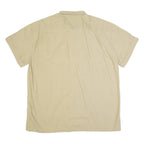 PALLADINO Mens Plain Shirt Brown 2XL
