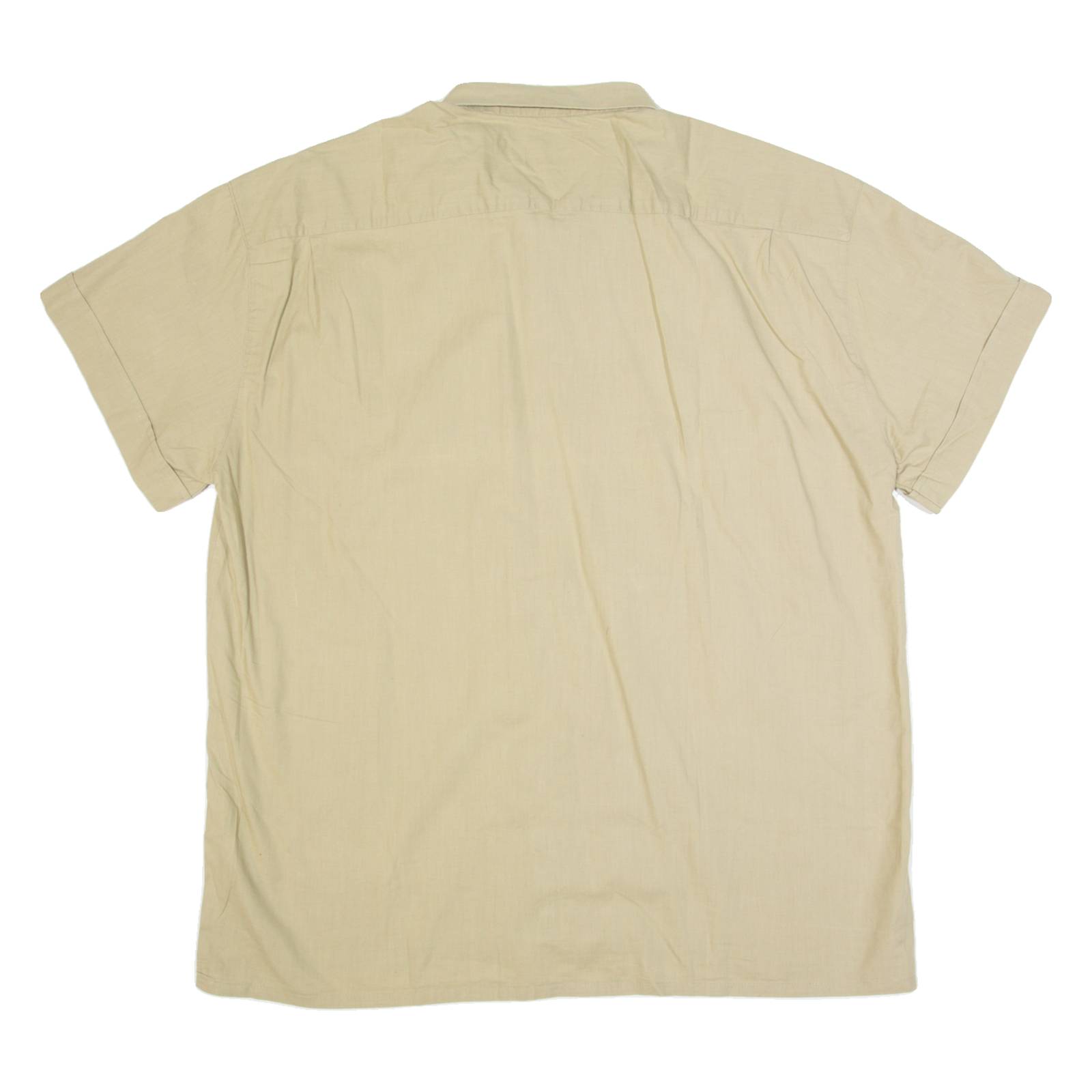PALLADINO Mens Plain Shirt Brown 2XL