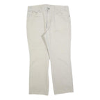 DICKIES Mens Jeans Beige Regular Straight Denim W36 L30 Workwear Casual Zip