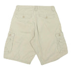 LEE Mens Shorts Beige Cargo Cotton Blend M W32 Utility Pocket Style