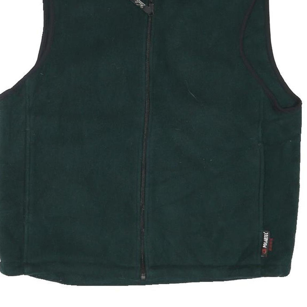 WOOLRICH Mens Green Jacket M Polyester Blend Plain Zip Outdoor Casual Layering