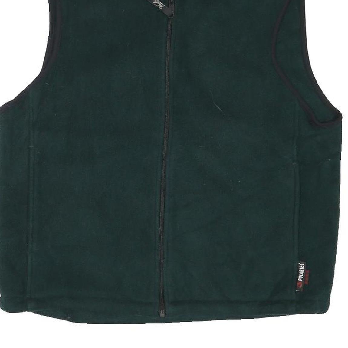 WOOLRICH Mens Green Jacket M Polyester Blend Plain Zip Outdoor Casual Layering