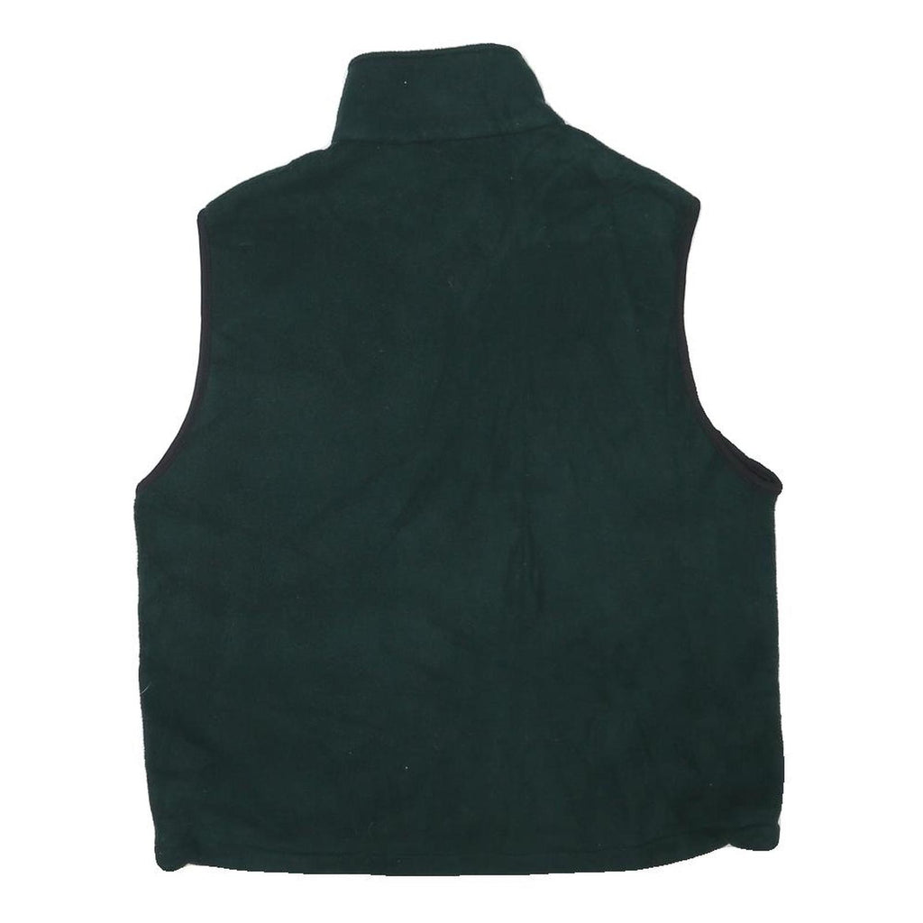 WOOLRICH Mens Green Jacket M Polyester Blend Plain Zip Outdoor Casual Layering