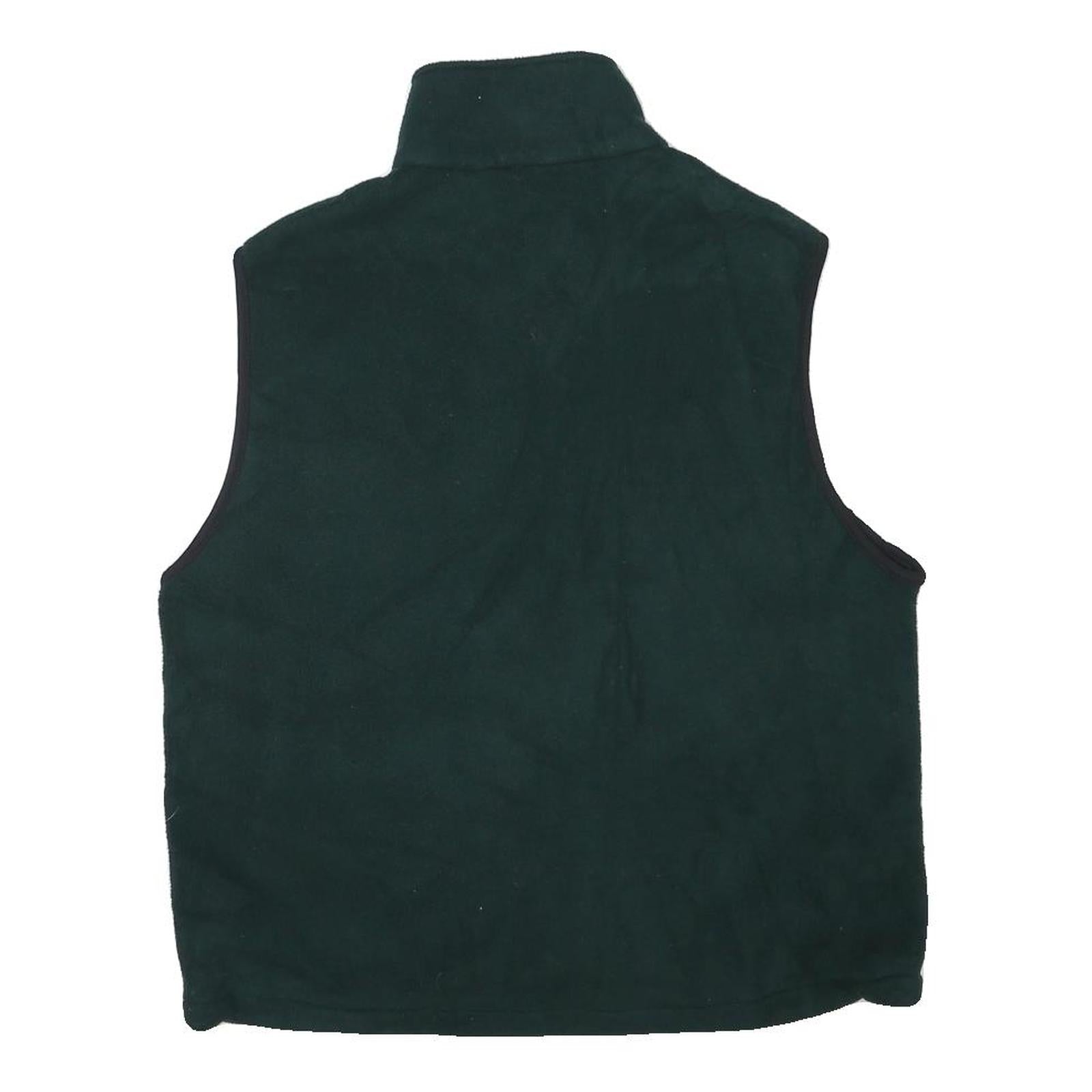 WOOLRICH Mens Green Jacket M Polyester Blend Plain Zip Outdoor Casual Layering