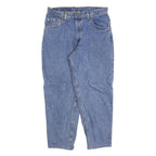 LEVI'S 550 Tapered Mens Jeans Blue Loose Denim Medium W33 L28 Relaxed Fit Zip