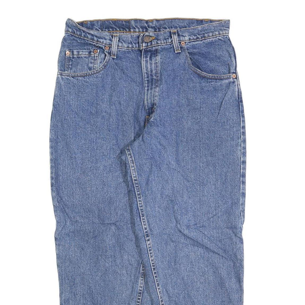 LEVI'S 550 Tapered Mens Jeans Blue Loose Denim Medium W33 L28 Relaxed Fit Zip
