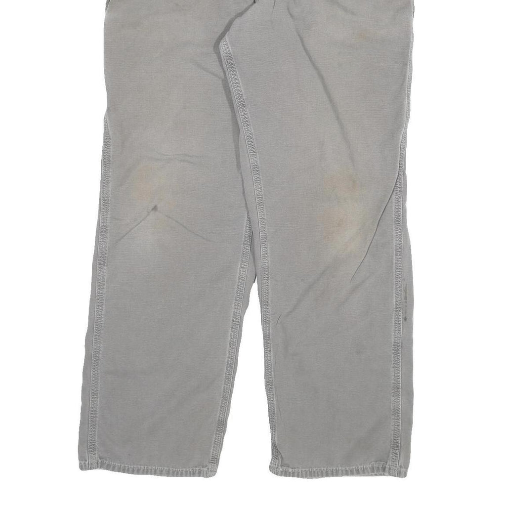 CARHARTT Mens Jeans Beige Relaxed Straight Denim Medium W33 L29 Workwear Casual