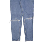 LEVI'S 550 Tapered Womens Jeans Blue Relaxed Denim Medium W28 L32 Distressed