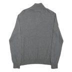 NAUTICA Mens Grey Patterned Pullover Crew Neck Basic Knit S Cotton Blend Jumper