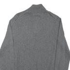 NAUTICA Mens Grey Patterned Pullover Crew Neck Basic Knit S Cotton Blend Jumper