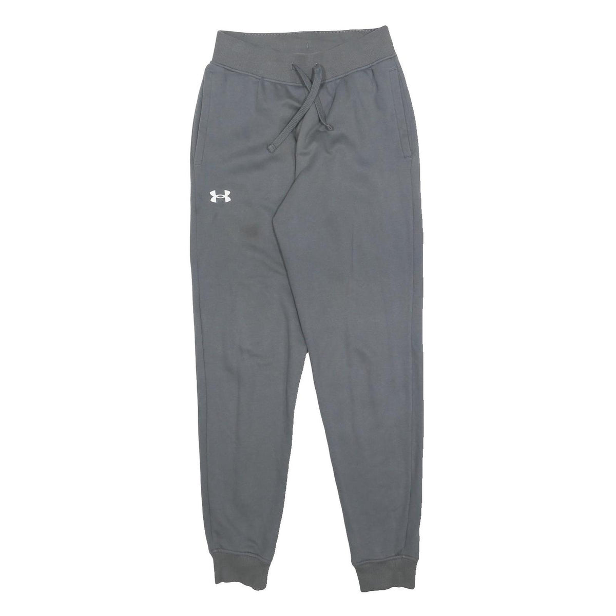 UNDER ARMOUR Womens Joggers Grey Slim Tapered Size S W24 L29 Cotton Blend Comfy