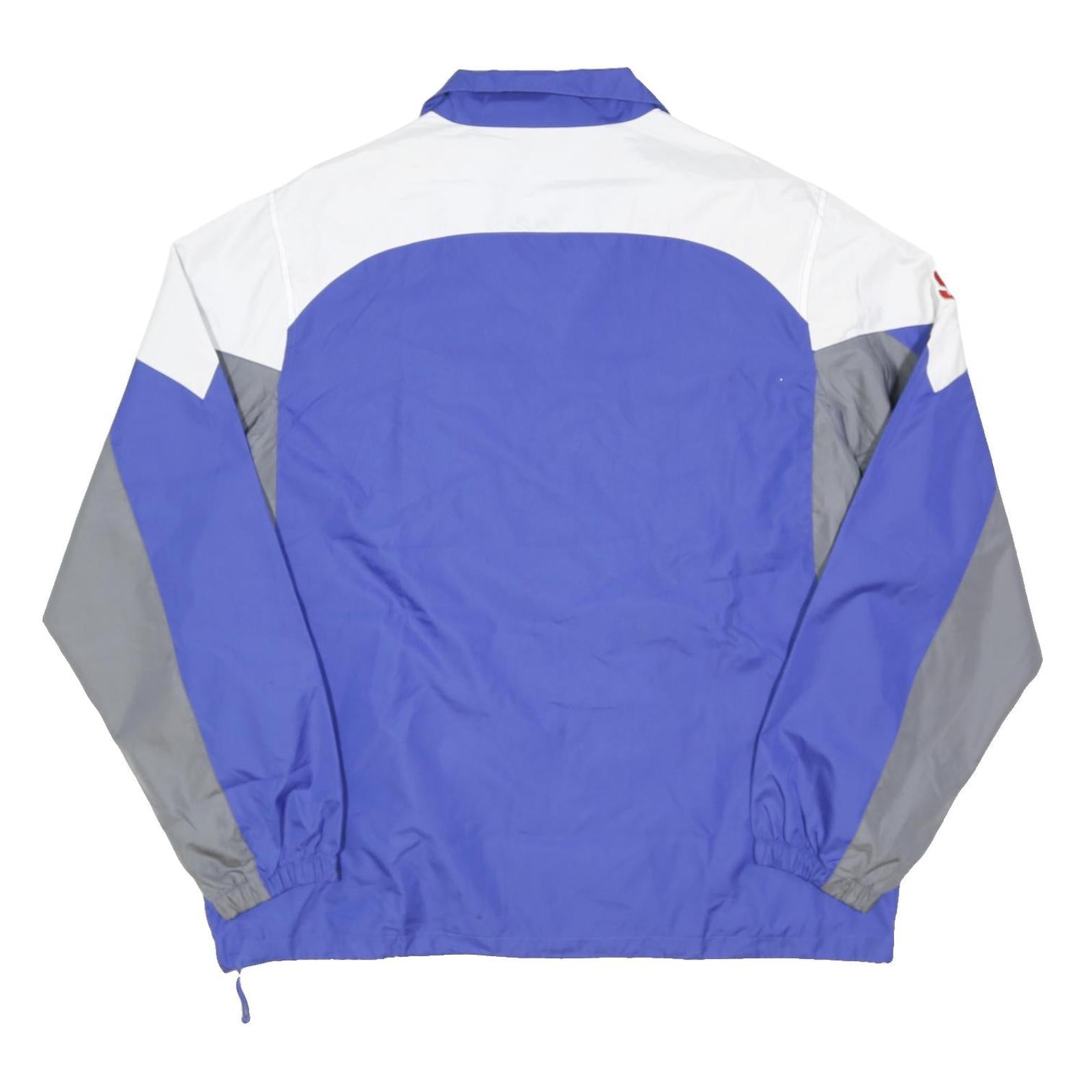 NFL Mens Blue & Grey Zip Up Track Jacket L Polyester Sportswear