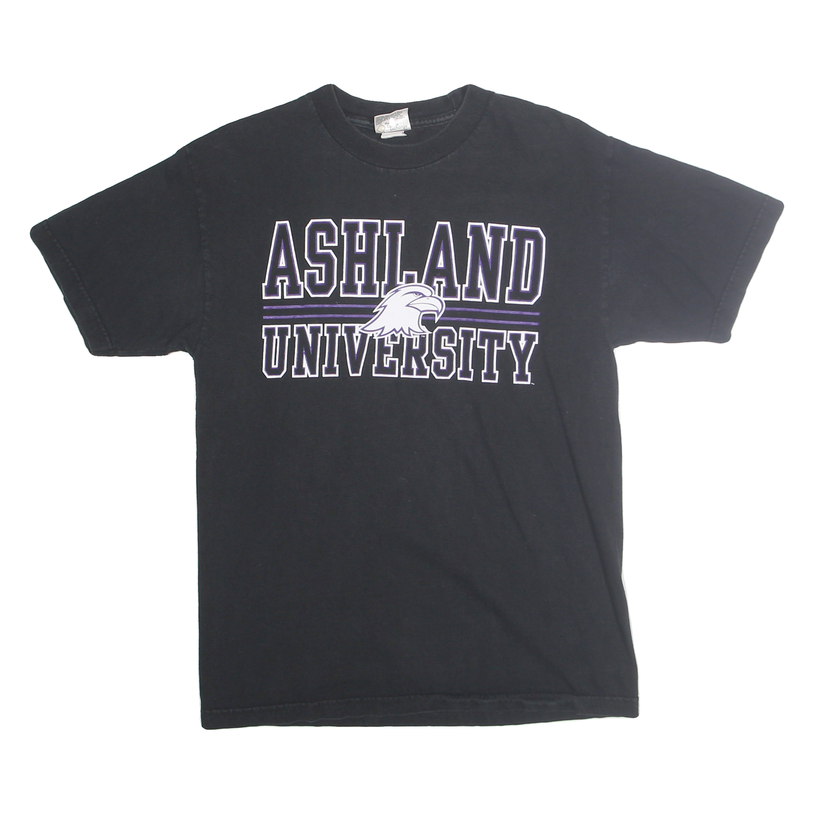 TCX Mens Black Ashland University Graphic T-Shirt M Short Sleeve Crew Neck