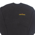DISNEY Lion King Mens T-Shirt Black Long Sleeve USA S