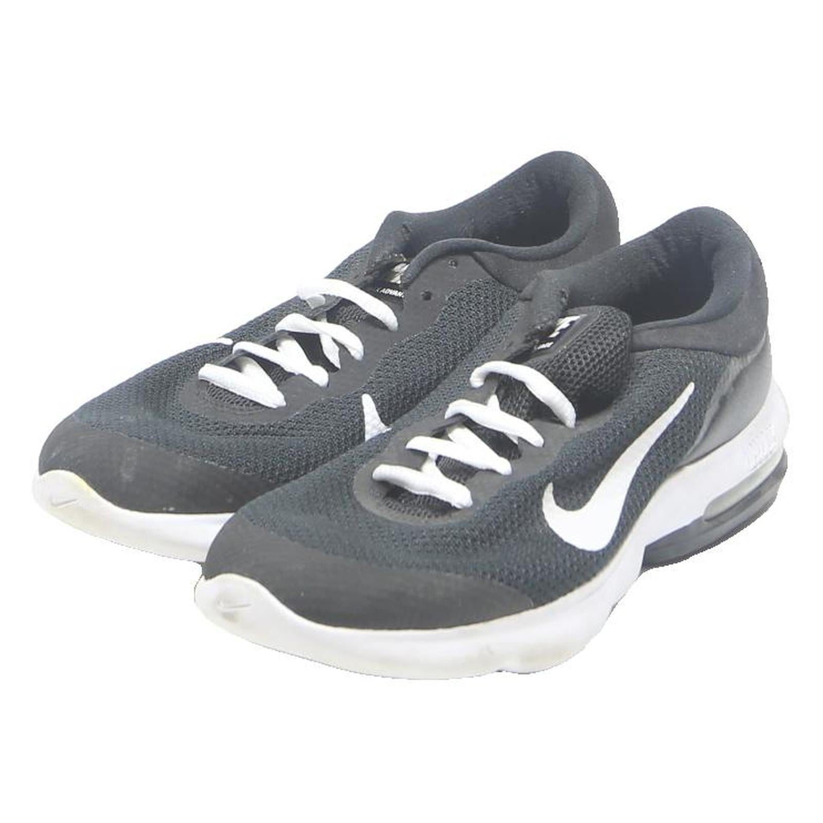 NIKE Mens Trainers Black & White Synthetic UK 7 Lightweight Running Shoes