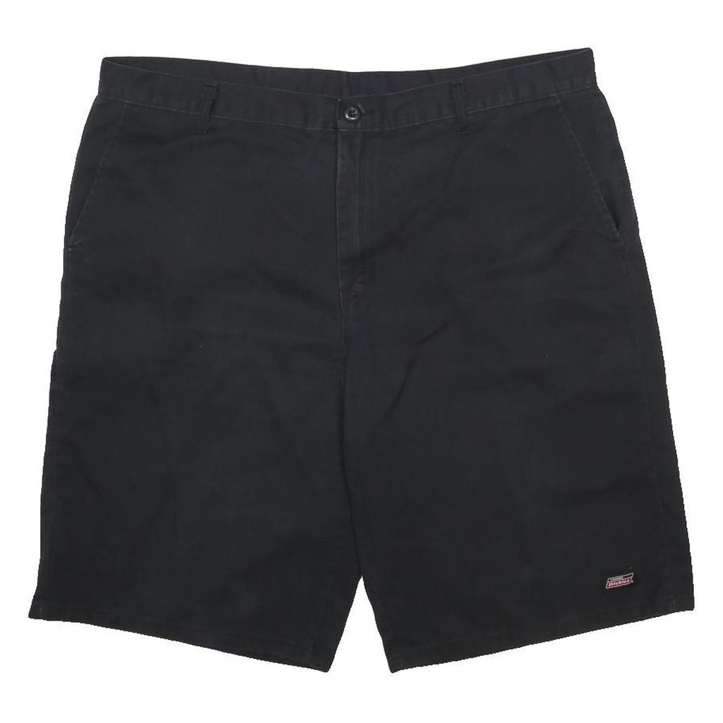 DICKIES Mens Black Casual Shorts 2XL W42 Cotton Blend Workwear Comfortable Fit