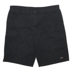DICKIES Mens Black Casual Shorts 2XL W42 Cotton Blend Workwear Comfortable Fit