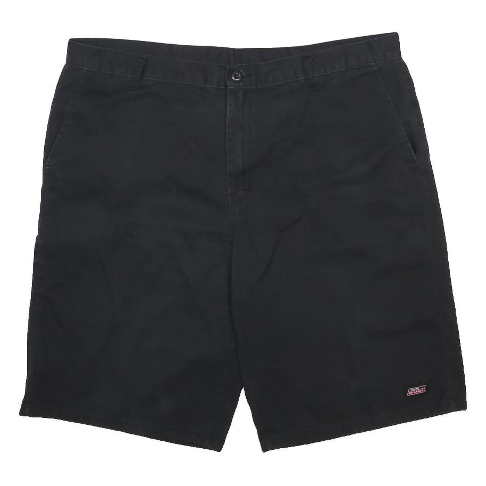 DICKIES Mens Black Casual Shorts 2XL W42 Cotton Blend Workwear Comfortable Fit